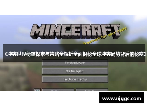 《冲突世界秘籍探索与策略全解析全面揭秘全球冲突局势背后的秘密》